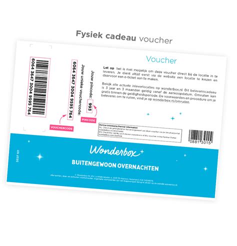 wonderbox omruilen|Wonderbox BE